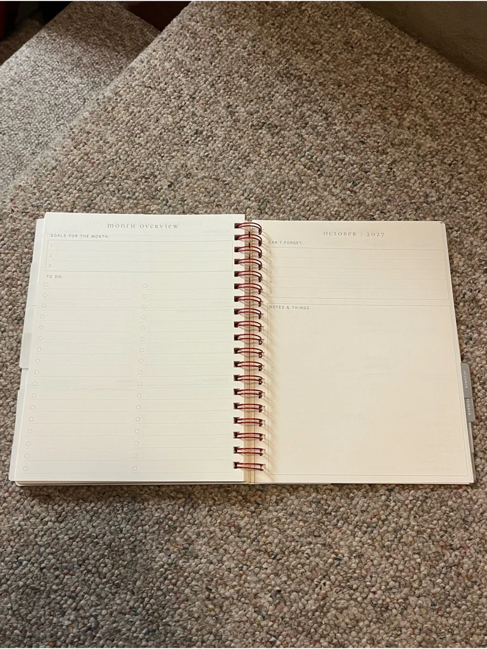 🆕 Peanuts Snoopy 2027 Pink Spiral Planner